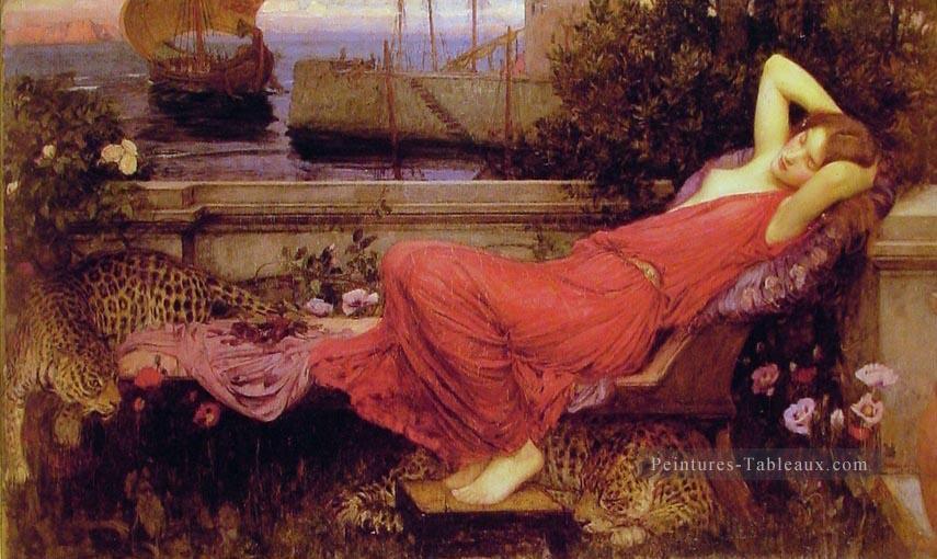 Ariane femme grecque John William Waterhouse Peintures à l'huile